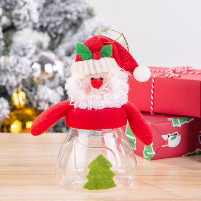 

Gobestart Cute Christmas Candy Storage Can Decor For Home Gift Biscuits Food Storage Jar