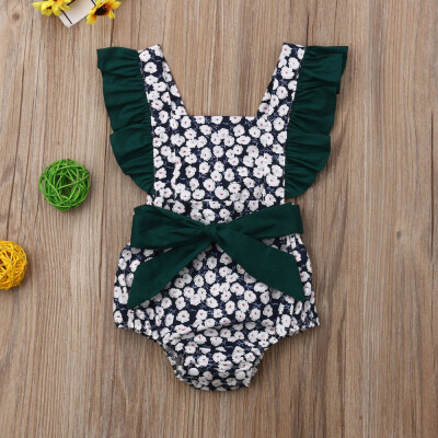 

Newborn Infant Baby Girl Floral Romper Bodysuit Jumpsuit Outfits Sunsuit Clothes