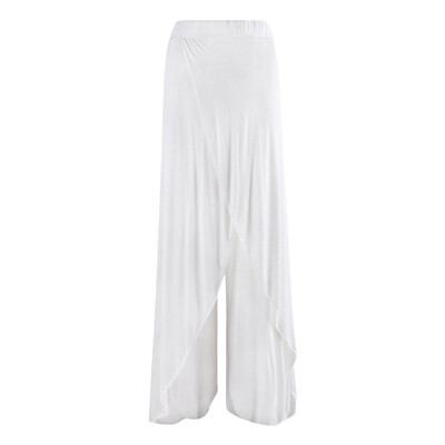 

High Slit Flowy Layered Palazzo Pants
