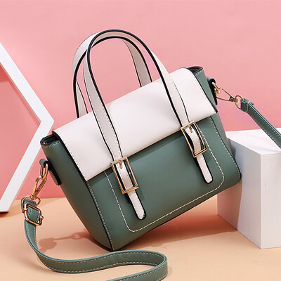 

Summer bag lady fresh fashion single shoulder bag large capacity collision color handbag lady oblique Bag