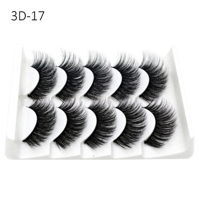 

3d Synthetic Hair Lashes curl false eyelashes False Eyelashes Natural Dense Curling Handmade False Lashes Makeup Tool