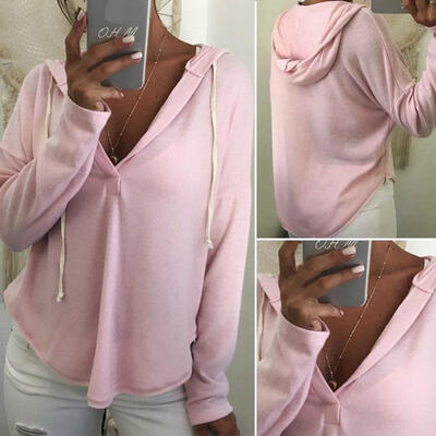 

Fashion Summer Women Casual Long Sleeve Ladies Shirt Loose Tops Blouse