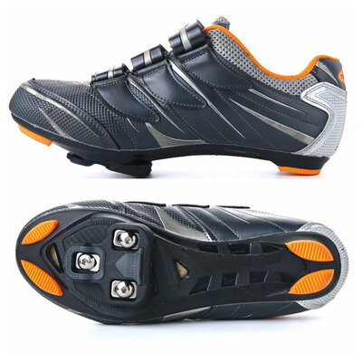 

One Set 2 x Bicycle Bike Self-locking Pedal Footwear Set Yellow For SM-SH11 SPD-SL for Road Mountain Bike Accessories