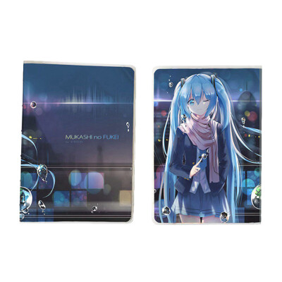 

Hatsune Miku Anime Series Notebook Creative Portable Hardcover Version 128 Pages Notebook School Supplies