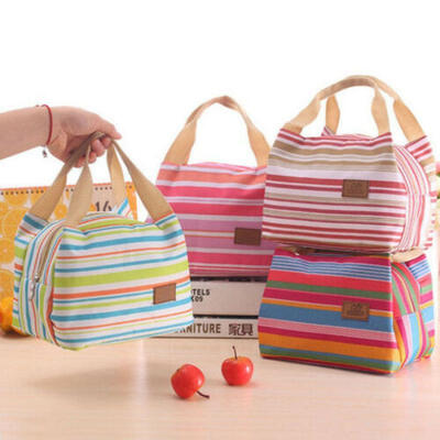 

Women Portable Insulated Thermal Cooler Lunch Box Carry Tote Bag Travel Picnic G