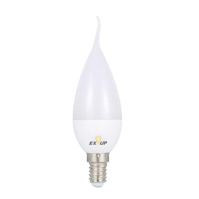 

AC110-130V 7W 11 LED Candle Shape Light Bulb E14 Base Socket Holder IP44 Water Resistance Portable for Living Room Dining Hall Cor
