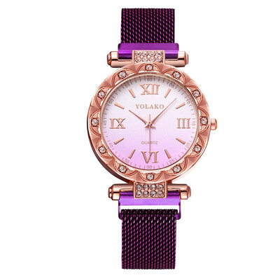 

Women Watches Irregular Digital Dial Ladies Quartz Wristwatch Romantic Rhinestone Mesh Belt Strap Clock Relogio Feminino