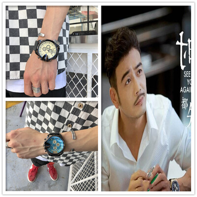 

Time knows Yi Pei Yang Shuo watches mens tide table hip hop ins primitive style casual atmosphere