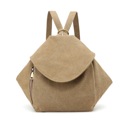 

Tailored Fashion Single Shoulder Slanted Backpack Double Shoulder Bag Canvas Leisure Bag