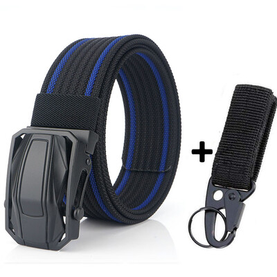 

High Quality Military Equipment Canvas Belt For Men Tactical Designer Jeans Belt Nylon Strap Sports Car Design Buckle Waist Belt