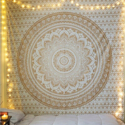 

Fahion Indian Mandala Tapestry Hippie Wall Hanging Ombre Ethnic Beach Blanket Bedspread