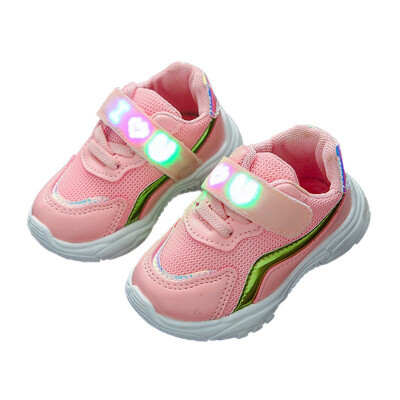 

Children Luminous Shoes Boys Girls Sport Running Shoes Baby Flashing Lights Fashion Sneakers Toddler Little Kid LED Sneakers