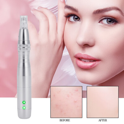 

Greensen Anti-aging 7 LED Color Light Photon Electric Derma Pen With Nano Micro Needle Derma Pen Auto Micro Needle Pen