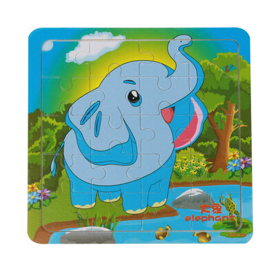 

Gotoamei Wooden Puzzle Educational Developmental Baby Kids Training Toy