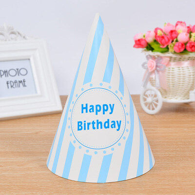 

FUNNYBUNNY Childrens Birthday Hat Adult Korean Paper Cartoon Party Birthday Cake Hat Children Birthday Party Decorations
