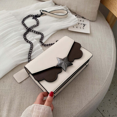 

Joker women 2019 new Korean version of simple chain small square bag fashion foreign style texture shoulder Messenger bag