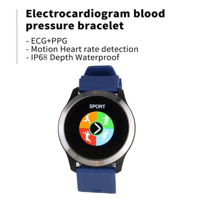 

Z03 IP68 Waterproof EEG Blood Pressure Heart Rate Monitor Sport Smart Watch