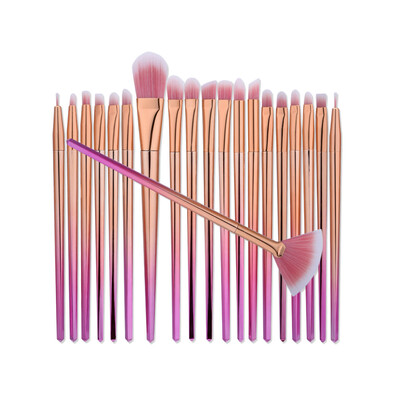 

Toponeto New 20Pcs Blending Pencil Foundation Eye shadow Makeup Brushes Eyeliner Brush