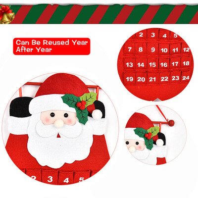 

Siaonvr Christmas Old Man Snow Man Deer Calendar Advent Countdown Calendar