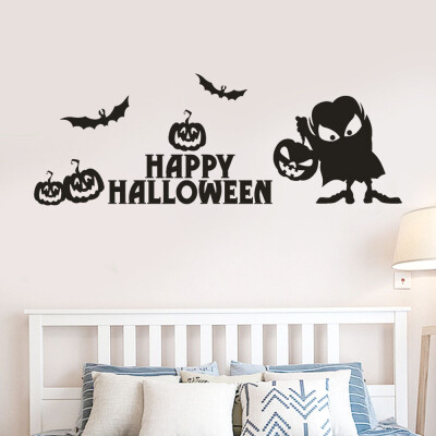 

〖Follure〗Happy Halloween Pumpkin Bone Wall Sticker Window Home Decoration Decal Decor