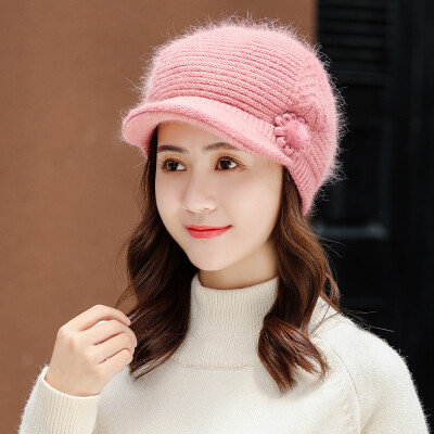 

Tailored Women Winter Warm Floral Cap Scarf Beret Baggy Knit Crochet Beanie Hat Ski Cap