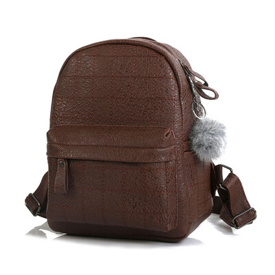 

Tailored Plush Ball Pendant Sweet Lady Backpack Womens Backpack Shoulder Bag Packet