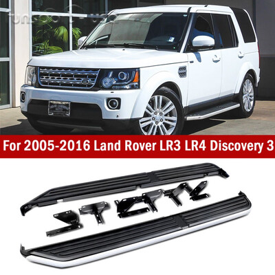 

For 2005-2016 Land Rover Discovery LR3 LR4 Side Step Aluminum Running Boards