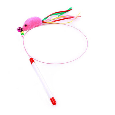 

Funny Cat Kitten Pet Teaser Feather Wire Chaser Pet Toy Interesting Wand Beads Play Best Gifts For Cat Cats Suppliesest