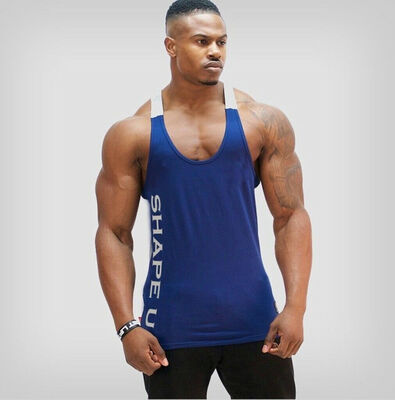 

Men Gym Sleeveless Muscle Vest Stringer Vests Sports Bodybuilding Tee Shirt