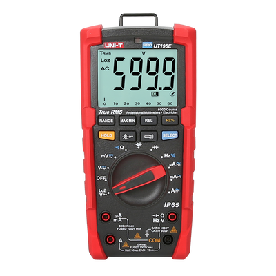 

UNI-T UT195E Industrial True RMS Digital Multimeter Flashlight LoZ Voltage Measurement