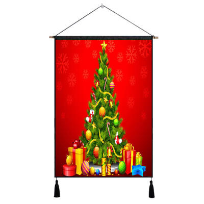 

Toponeto Unframed Merry Christmas Oil Painting Print Picture Home Wall Room Wall Hanging