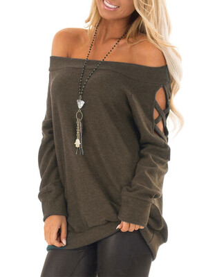 

Criss Cross Off The Shoulder Top