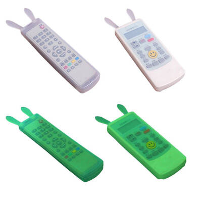 

Rabbit TV Remote Control Cover Silicone Clear Protector Case Cover Skin TV Air Condition Remote Controller Case