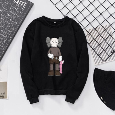

Autumn Winter Couple Round Collar Sweater Toys Pink Letter Pattern Type Knitted Fabric Casual Polyester Full Sleeve 2XL