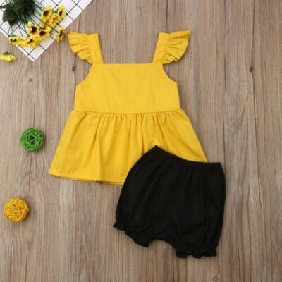 

Sweet Toddler Kids Baby Girls Clothes Outfits Sets Tops T-Shirt Pants Shorts