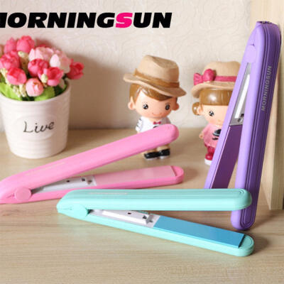 

Electric Splint Hair Mini Straightener Rechargeable Fruit Color Roll Dry Wet Dual-use Straight Clip Random Color