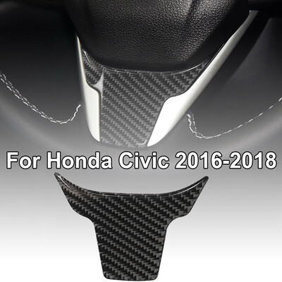 

Steering Wheel Cover Panel Frame Trim Stickers For Honda Civic 2016-2018