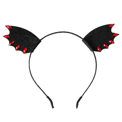 

Woman Halloween Headband Bat Wing Cosplay Headwear Felt Hair Band Party Hair Accessories Hair Hoop Theme Party Decoration