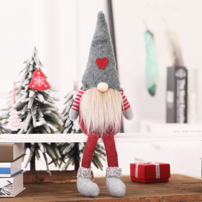 

Siaonvr Christmas Decoration Faceless Doll Scene Layout Home Decoration Ornaments