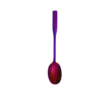 

Toponeto Colorful Spoon Handle Spoons Flatware Ice Cream Drinking Tools Kitchen Gadget
