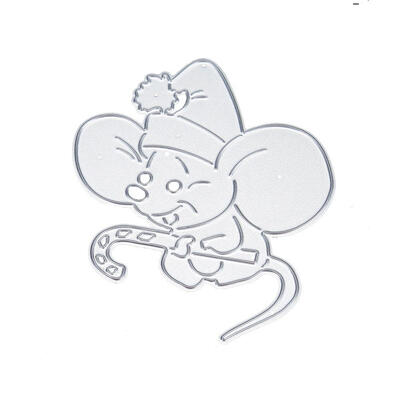 

Mouse Cutting Die Stencil DIY Scrapbooking Album Paper Card Embossing Craft