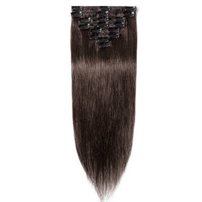 

100 Real Human Hair Clip in Human Hair Extensions Full Head Hair Extensions Remy Human Hair Silky Straight 8 Pieces