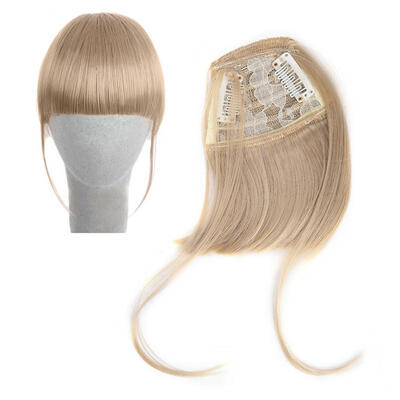 

Greensen Clip On False Bangs Girls Fake Blunt Bangs Hair Piece Traceless Hair Extension Wig Fringe