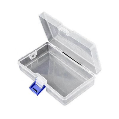 

Greensen Clear Plastic Makeup Storage Box Empty Jewelry Earrings Hair Clips Holder Organizer Makeup Tool