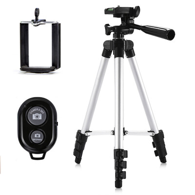 

With Remote Control 3110 Tripod Stand 4-SECTION Lightweight Portable Mini Trip