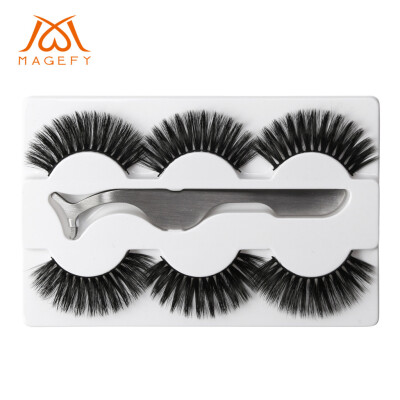 

〖Follure〗Natural Party Luxury Makeup 3Pair 3D False Lashes Fluffy Strip Eye lashes Clip