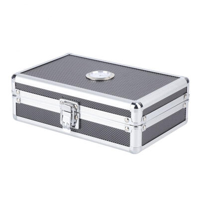 

Greensen Aluminum Shell Cedar Lined Cigar Humidor Storage Case Portable Gift Box with Humidifier