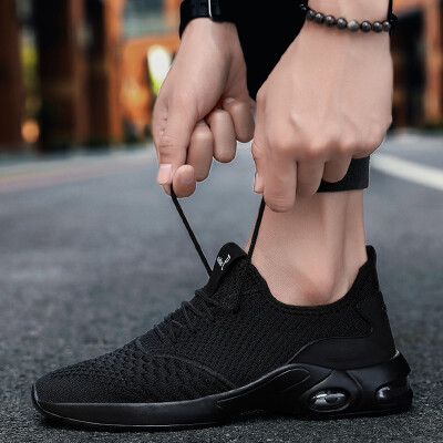 

Mens shoes Korean version of the trend of mens sports&leisure breathable wild cloth shoes running deodorant shoes