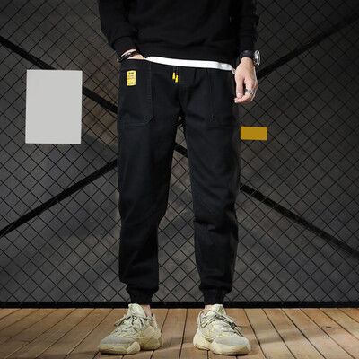 

Gobestart Mens New Fashion Plus Size Casual Safari Style Trouser Loose Long Pants
