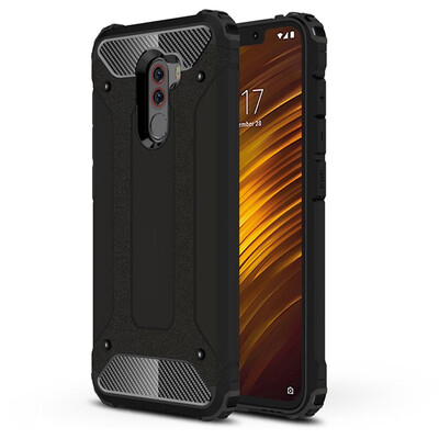 

Rugged Bumper Case Xiaomi Mi Pocophone F1 Soft TPU Phone Cover Xiomi Pocophone F1 Heavy Duty Armor Case Xiaomi Poco F1 TPU Case